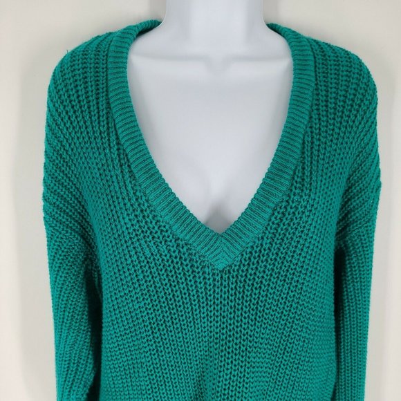 Vintage Nordstrom Brass Plum Women's Sweater Size Medium Chunky Cable Knit Bulky - Picture 9 of 9